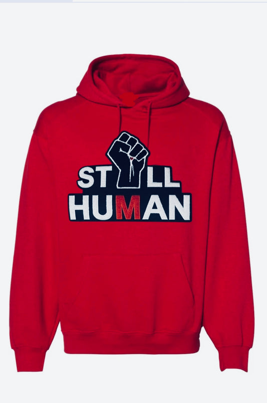 RED I’M STILL HUMAN HOODIE